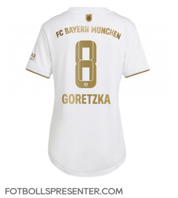 Bayern Munich Leon Goretzka #8 Borta Matchtröja Dam 2022-23 Kortärmad